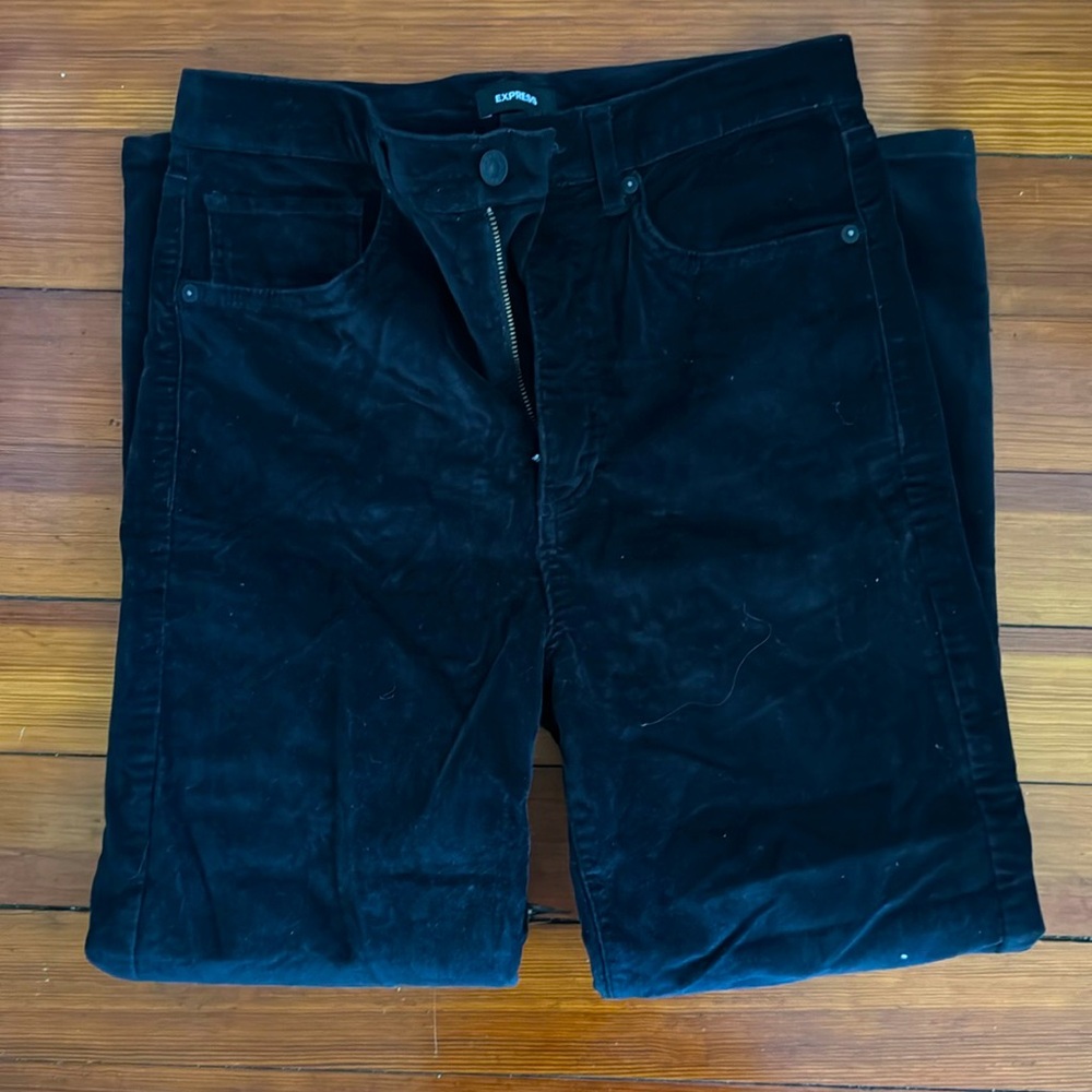 Express velvet pants